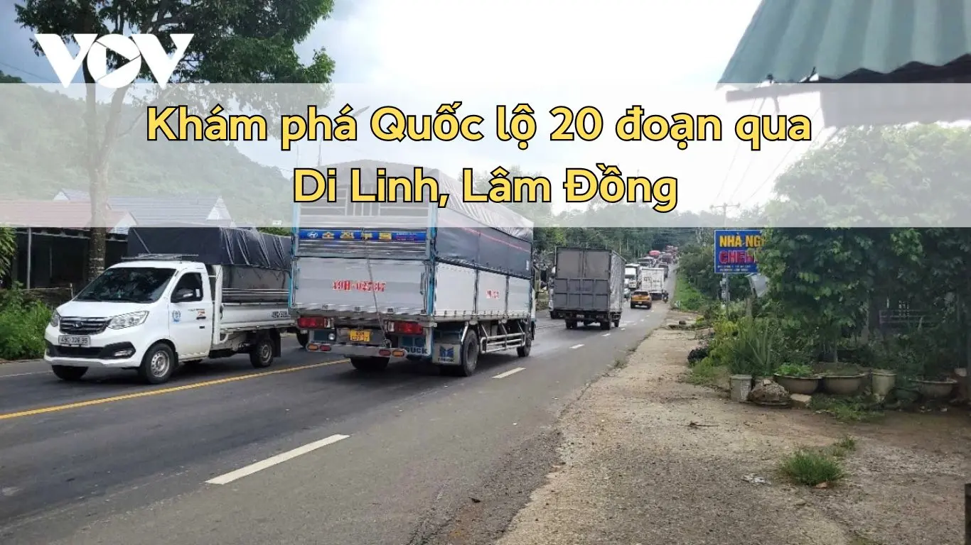 Khám phá Quốc lộ 20 đoạn qua Di Linh, Lâm Đồng