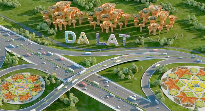 Phối cảnh cao tốc Bảo Lộc Liên Khương qua Di Linh Lâm Đồng