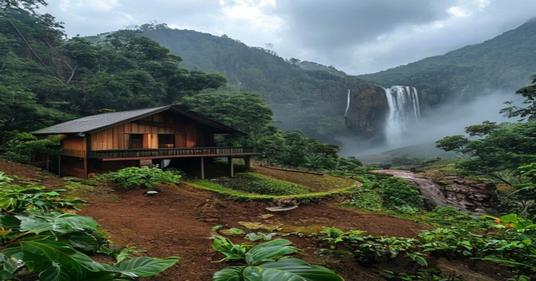 Homestay cà phê gần thác Bobla Di Linh